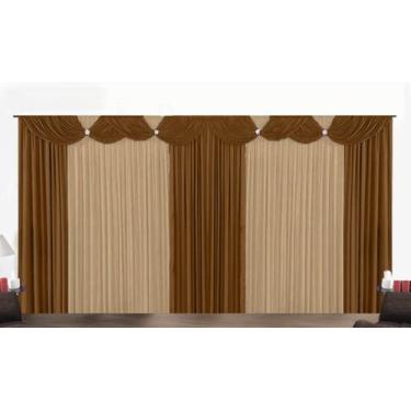 Imagem de Cortina Floripa 6,00mx2,80m  P/ Igreja E Festas Varias Cores - Essênci