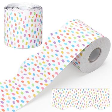 Imagem de Quadro de avisos Borders Zonon Rainbow Dots 20 m x 7,6 cm
