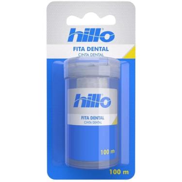 Imagem de Hillo Fita Dental, 100 Metros, Maior Largura e Mais Superfície de Contato para Remoção Eficiente de Resíduos
