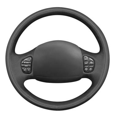 Imagem de MEWANT Capa para volante estilo 3D DIY costurado Ford F-250 F-350 Ford Excursion 2002-2005 F-250 F-350 F-450 F-550 2003-2007 Acessórios de volante para Ford F-250 F-350