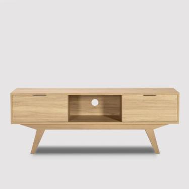 Imagem de Rack Alia 2 Portas 1 Nicho 135 cm x 36 cm Tauari