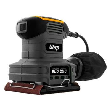 Imagem de Lixadeira Orbital Wap Ergonômica 1/4 250W 14000 OPM ELO 250, Cinza, 11
