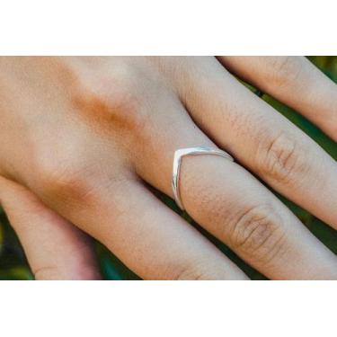 Imagem de Anel boca de Tubarão liso em prata 925 legitima - Sb Prata, 22