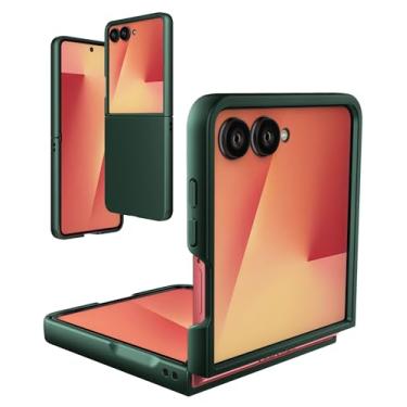Imagem de Foluu Capa Slim Fit para Samsung Galaxy Z Flip 7, PC fosco ultrafino com aderência antiderrapante proteção total capa protetora para Samsung Galaxy Z Flip7 5G 2025 (verde)