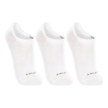 Imagem de Kit Meia Lupo Invisível Sapatilha Soquete Original, Branco, 41-44