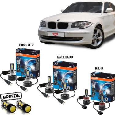 Imagem de Kit LÂMpada Led Osram Farol E Milha Bmw 118i 2011 2012 2013