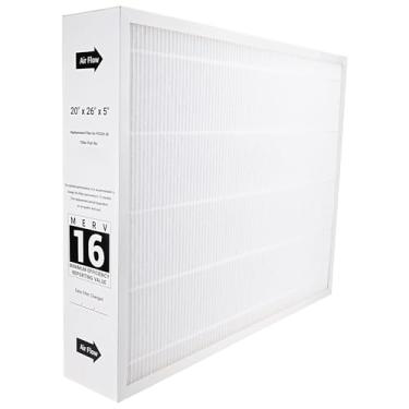 Imagem de Filtro de forno X8788 20x26x5 MERV 16 compatível com sistemas de purificação de purificador de purificador de ar Lennox X8788 PureAir PCO20-28, 1 pacote