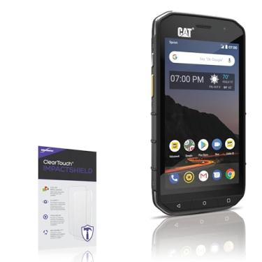 Imagem de BoxWave Protetor de tela compatível com CAT S48C - ClearTouch ImpactShield (pacote com 2), película flexível de película impenetrável