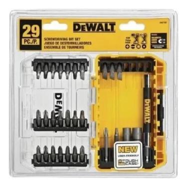 Imagem de Kit De Pontas 29 Peças Parafusar Bits Soquetes Dewalt Dw2162