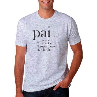 Imagem de Camisa Camiseta Dia Dos Pais 100% Algodão Premium Frases-Masculino