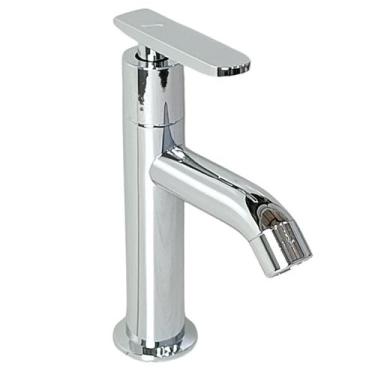 Imagem de Torneira Lavatório Luxo Bica Baixa Lavabo Cuba Abs Cromada - Montelar 