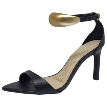 Imagem de Sandália Feminina de Salto Médio Fino Elegante Chic Cacci