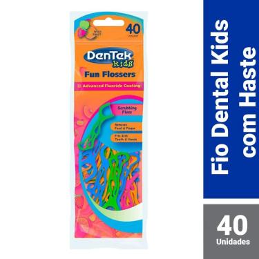 Imagem de Fio Dental Infantil DenTek Fun Flossers 40un