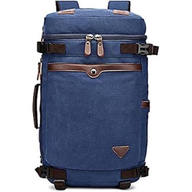 Imagem de Bolsa De Mão De Lona Conversível 3 Em 1, Bolsa De Viagem Vintage, Mochila De Laptop De Pasta De Negócios, Mochila De Viagem Multifuncional, Bolsa Esportiva De Lona Para Homens E Mul, Khaki