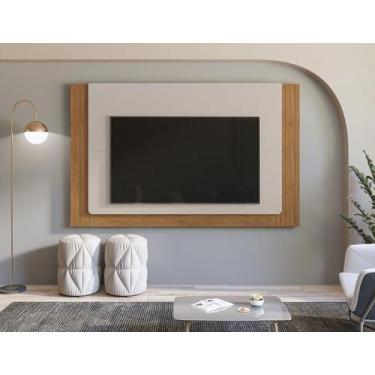 Imagem de Painel Roma 2.17 Off White/Cedro - Casa D Móveis