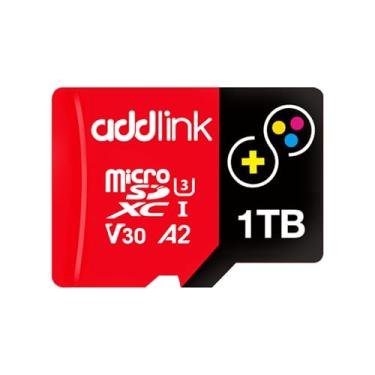 Imagem de Addlink Cartão micro SD TurboPlay Gaming de 1 TB para Nintendo-Switch 1, Steam Deck, ROG Ally, dispositivos de jogos UHS-I C10 U3 V30 A2 4K vídeo, até 100/80 MB/s MicroSDXC com adaptador SD