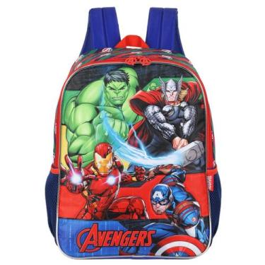 Imagem de Mochila G Escolar Alças Vingadores Is41561Ag Marvel - Luxcel