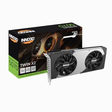 Imagem de INNO3D Placa de vídeo NVIDIA Geforce Pci_E RTX 5070 Twin X2 12GB GDDR7 192-Bit PCI Express Gen 5 - N50702-12D7-195064N