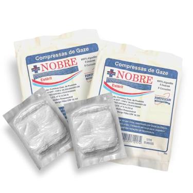 Imagem de Compressa De Gaze ESTÉRIL 13 Fios Hidrófila 200 Uni