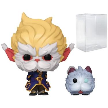 Imagem de POP TV: Arcane League of Legends - Heimerdinger with Poro Funko Vinyl Figure (Bundled with Compatible Box Protector Case), Multicolor, 3.75 inches