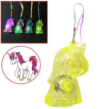 Imagem de Colar De Led Pisca Unicórnio Super Festas Neon Iluminada XM21150UN - I