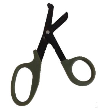 Imagem de Tesoura Ponta Romba Primeiros Socorros  Emergência Bombeiro