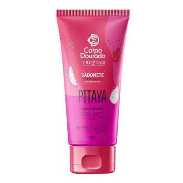 Imagem de Corpo Dourado Fruktais Sabonete Esfoliante Pitaya e Rosa Mosqueta 180g Bisnaga | Pele uniforme e Iluminada | Contém Argila Branca e Óleo de Rosa Mosqueta