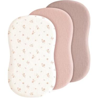 Imagem de Lençóis de berço para bebês Coreeky, pacote com 3 pétalas de margarida