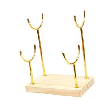 Imagem de oshhni Suporte para pulseira, expositor, armazenamento de joias, suporte de metal, organizador de joias, para relógio, pulseiras, fornecedores, loja, Ouro