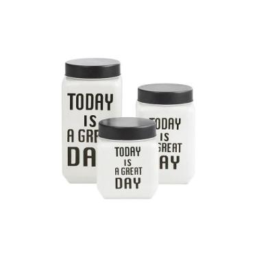 Imagem de Kit 3 Potes de Vidro Multiuso 500ml / 750ml / 1 Litro - Western