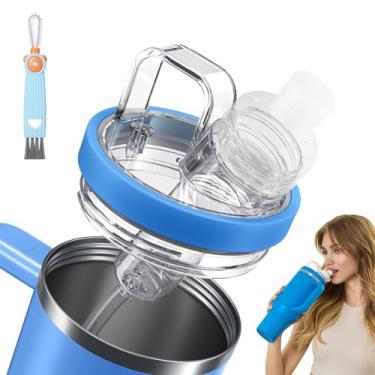 Imagem de Adaptador de copo para cartucho Stanley to Flavor, compatível com Stanley Quencher H2.0 FlowState Copos de aço inoxidável 1,134 g e 1,8 g, sem BPA, silicone de grau alimentício