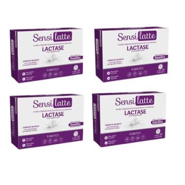 Imagem de Kit 4 Suplemento Alimentar Sensilatte Sabor Baunilha 30 Comp - Prati, 