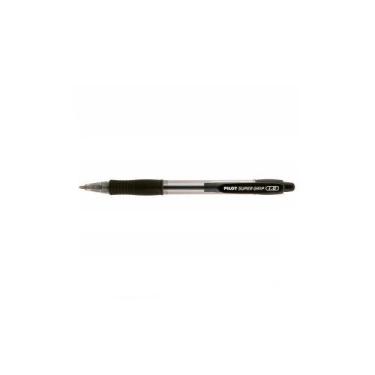 Imagem de Caneta esferografica super grip retratil preta 1.6 - pilot