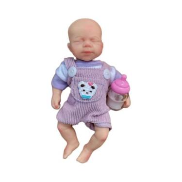 Imagem de Boneca De Silicone Reborn De 6 Polegadas Feita À Mão Para Presentes De