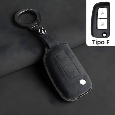 Imagem de Capa De Chave De Carro Em Suede Para Nissan Qashqai X-Trail Juke Tiida