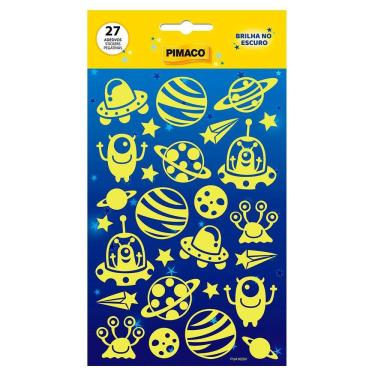 Imagem de Etiqueta escolar Nave com 27 unidades - Pimaco