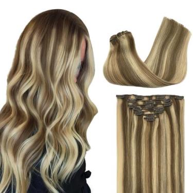 Imagem de Extensões de cabelo GOO GOO Real Human Hair 22 polegadas 120 g 7 unida