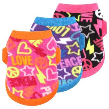 Imagem de 3 peças xs Suéter de cachorro, suéteres macios para cães pequenos, suéter de lã outono inverno masculino feminino, xs roupas de cachorro para roupas chihuahua, xícara de chá Yorkie, PP