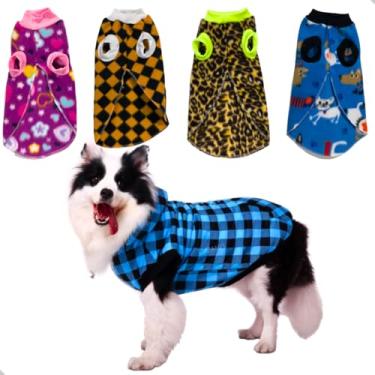 Imagem de Kit Roupa para Cachorro Roupinha Pet de Frio Conforto Cães de Pequeno Médio Grande Porte (Macho, 05)