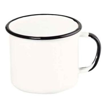 Imagem de Caneca Esmaltada, 160ml, Nº6, Ewel (Branca)