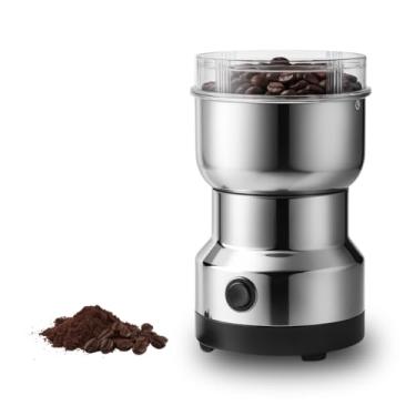 Imagem de Moedor de Café Elétrico 110v 150W Portátil Triturador de Grãos, Sementes, Especiarias, Temperos, Amendoim e Ervas Secas. Lâminas Inox, Tampa Transparente - Qualidade Premium