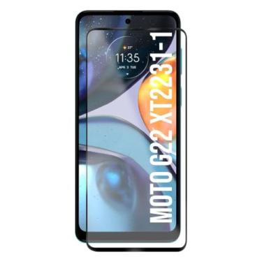 Imagem de [GL CASES] Pelicula Motorola Moto G22 Anti Risco Película Motorola Moto G22 De Vidro Temperado 3D 9H Proteção Com Cobertura Total Da Tela + Kit Limpeza Para Aplicação Livre De Bolhas