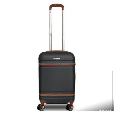 Imagem de Mala de Viagem de Bordo P/ 10kg em Abs com Rodinhas 360º Removíveis e Leve - Padrão Anac - Qualis