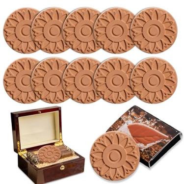 Imagem de BrilliantDay 10 unidades de contêiner de açúcar mascavo, protetor e recipiente de açúcar mascavo de terracota, usos macios para recipientes de armazenamento de alimentos, reutilizáveis e seguros para