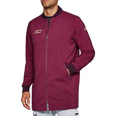 Imagem de Under Armour Bomber masculino Curry Life de longo alcance, groselha preta/ouro metálico, pequeno