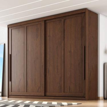 Imagem de Guarda Roupa Casal 2 Portas de Correr Atraente Zanzini