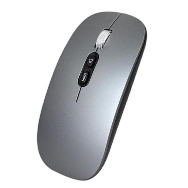 Imagem de Mouse SLIM recarregável Bluetooth Para Apple MacBook Air e Apple MacBook Pro- I.NEW (CINZA)