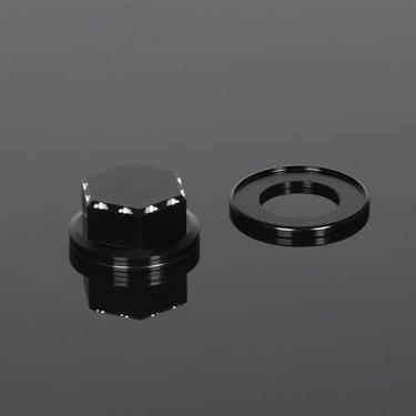 Imagem de Arruela de tampa de porca de haste de direção Monkey compatível com Monkey 125 GROM MSX CT125 DAX125 3D CNC acessórios de motocicleta parafusos de tampa de plugue de moldura (preto)