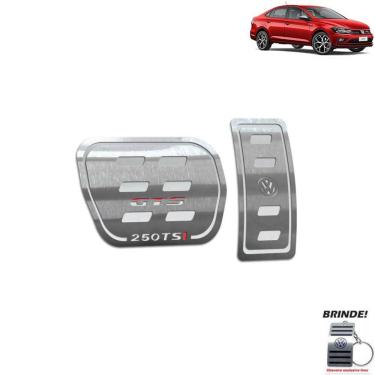 Imagem de Pedaleira Automático gravação em prata Virtus Gts 250 Tsi