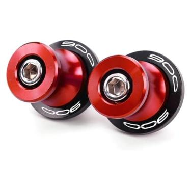 Imagem de BYYINGSUS Parafusos de suporte M8 de alumínio bobinas deslizantes acessórios de motocicleta compatíveis com Z650 Z800 Z900 2017-2024 (vermelho-900)